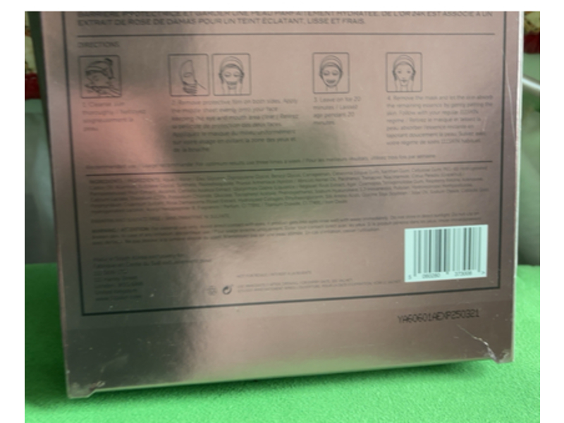 111Skin Rose Gold Brightening Facial Treatment Mask, 1.01 fl oz/30 mL, 5 Count