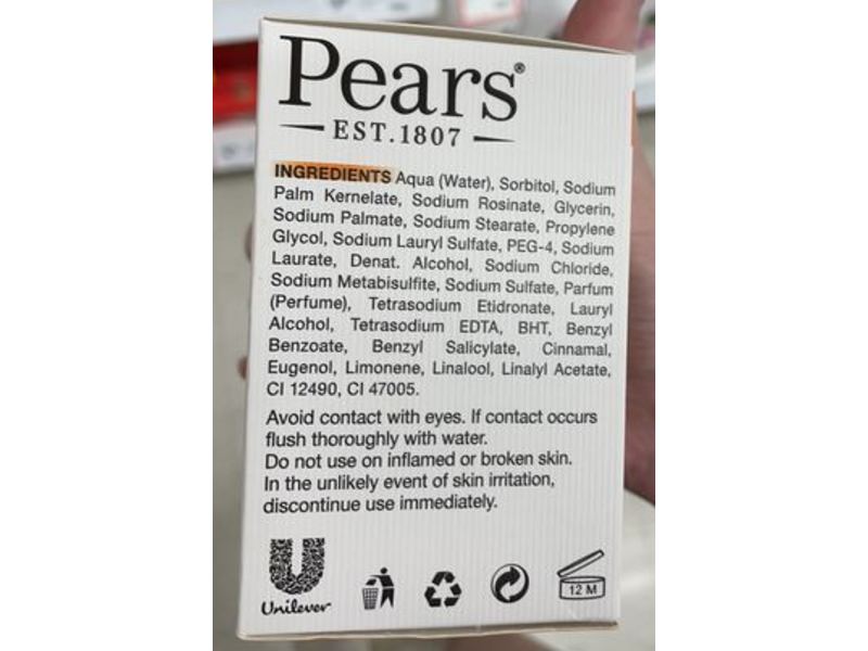 Pears Soap, Pure & Gentle, 3 Bars