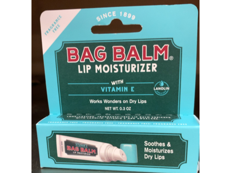 Bag Balm Lip Balm, Vitamin E, 0.3 oz, Pack Of 4