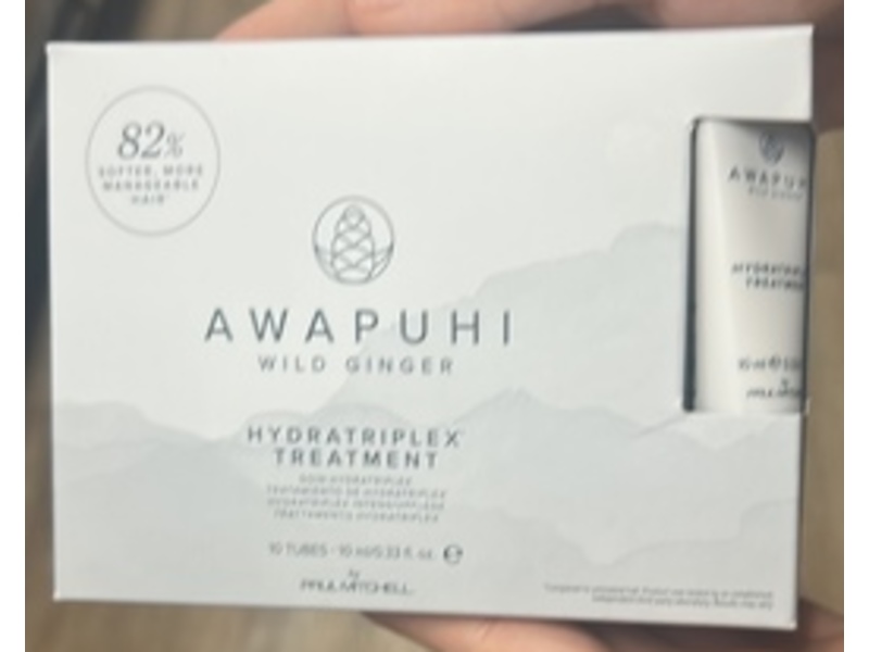 Awapuhi Wild Ginger Hydratriplex Treatment, 0.33 fl oz/10 mL, 10 Count