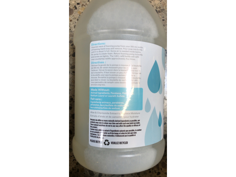 365 Whole Foods Market Foaming Hand Soap Refill, Fragrance Free, 64 fl oz/1.89 L