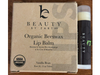 Beauty By Earth Organic Beeswax Lip Balm, Vanilla Bean, 0.15 oz, 4 Count - Image 3