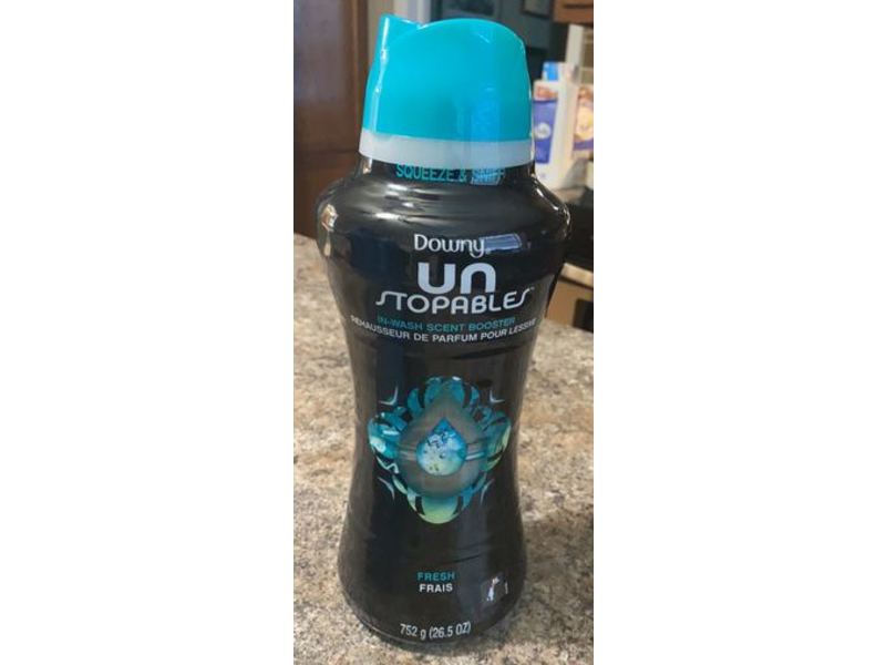 Downy Unstopables In-Wash Scent Booster Beads, Fresh, 26.5 oz/752 g