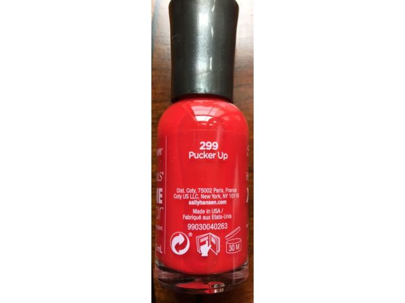 Sally Hansen Hard As Nails Xtreme Wear Nail Color, 299 Pucker Up, 0.40 fl oz/11.8 mL
