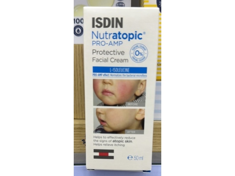 Isdin Nutratopic Pro-Amp Protective Facial Cream , 50 mL