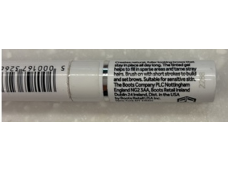 No7 Beautiful Eyebrows Tinted Gel, Brown, 1.2 fl oz/3.7 mL