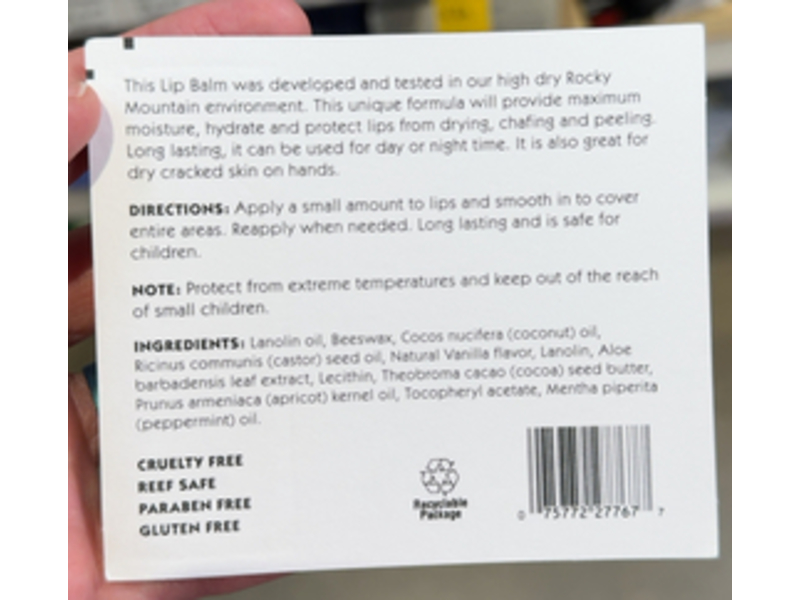 Mountain Ocean Skin Trip Lip Balm, 0.165 oz