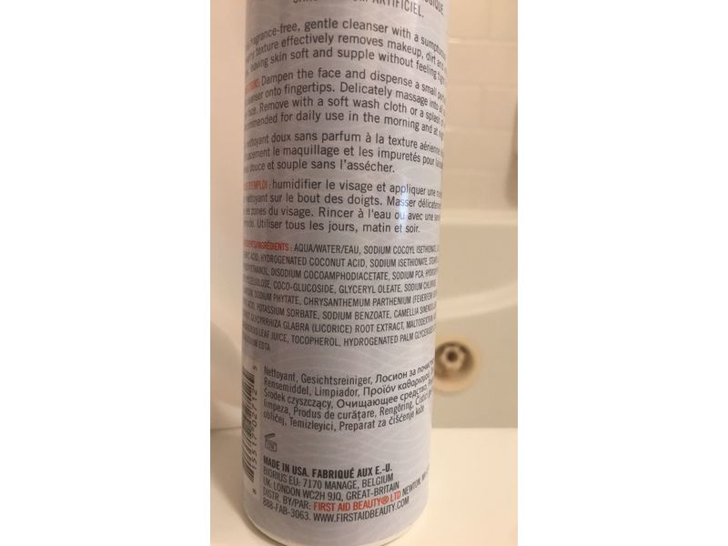 First Aid Beauty Pure Skin Face Cleanser, 311.8 g (11 oz)
