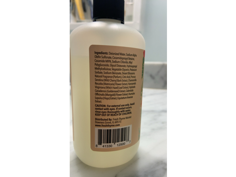 Fresh Thyme Hand Soap, Desert Blossoms, 12 fl oz/355 mL