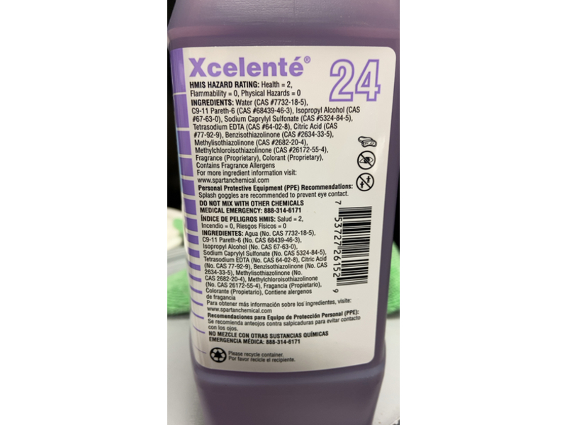 Spartan Multi Purpose Cleaner, Xcelente, 67.6 oz/2 L