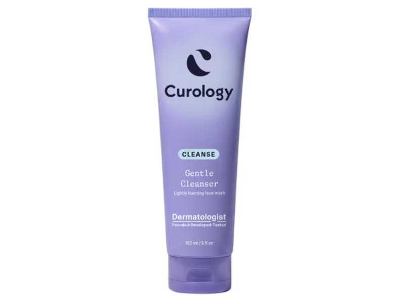 Curology Gentle Cleanser Lightly Foaming Face Wash, Cleanse, 5 fl oz/150 mL