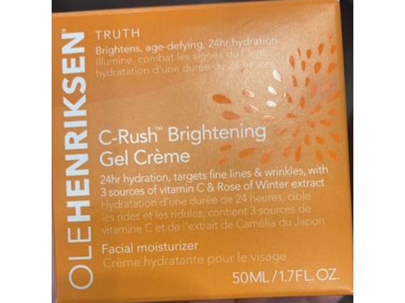 Olehenriksen C-Rush Brightening Gel Creme, Vitamin C & Rose Of Winter Extract, 1.7 fl oz/50 mL