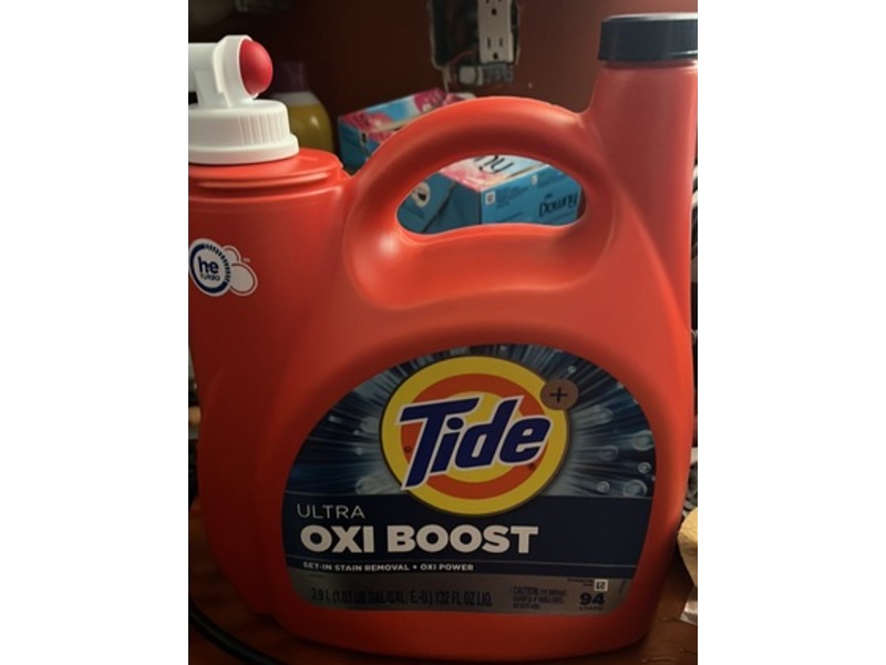 Tide Ultra Oxi Boost Laundry Detergent, 94 Loads, 132 fl oz/3.9 L