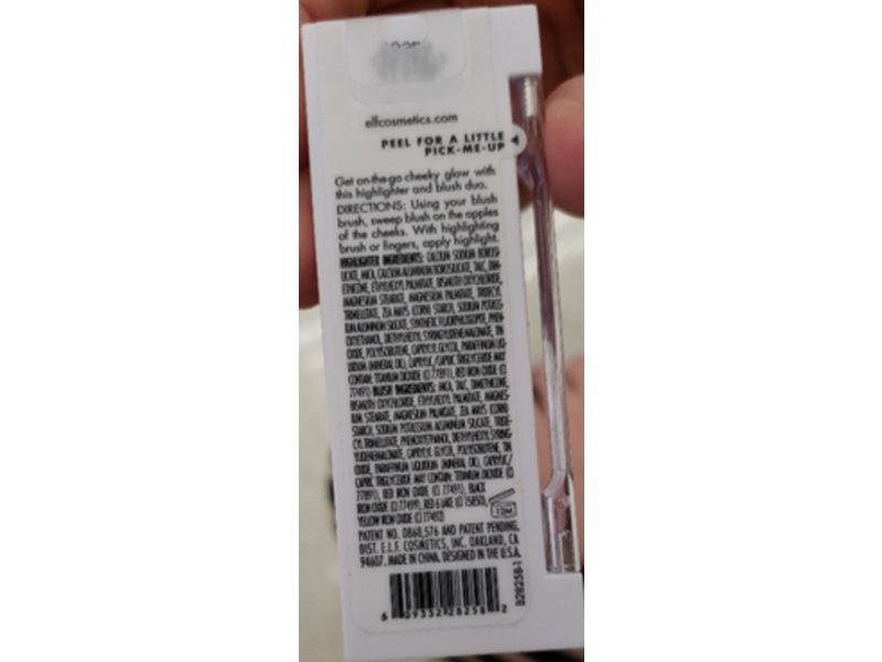 e.l.f Bite-Size Face Duo, Coconut, 0.16 oz/4.6 g