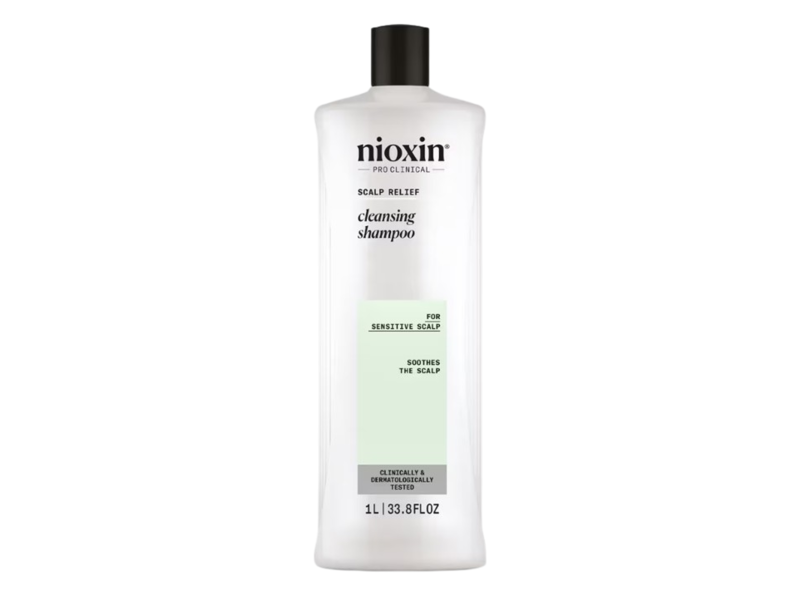 Nioxin Pro Clinical Cleansing Shampoo, Scalp Relief, 33.8 fl oz/1 L