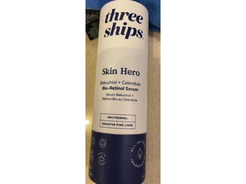 Three Ships Skin Hero Bio-Retinol Serum, Dry/Normal, 1 fl oz/30 mL