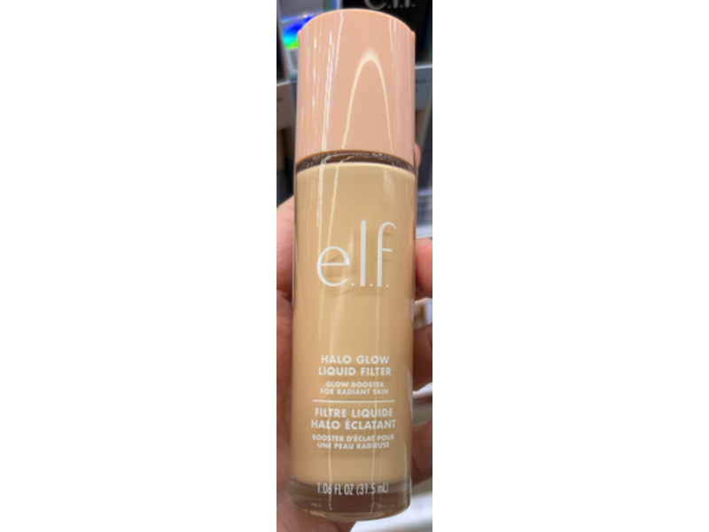 e.l.f. Halo Glow Liquid Filter, 0.5 Fair, 1.06 fl oz/31.5 mL