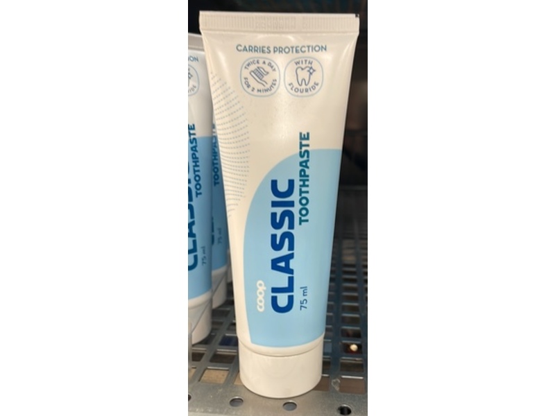 Coop Classic Toothpaste, 75 mL
