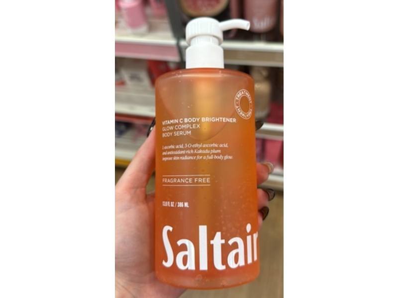 Saltair Body Brightener Serum, Vitamin C, 13 fl oz/386 mL