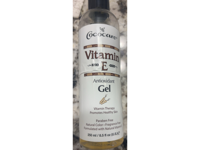 Cococare Vitamin E Antioxidant Gel, 8.5 fl oz/250 mL
