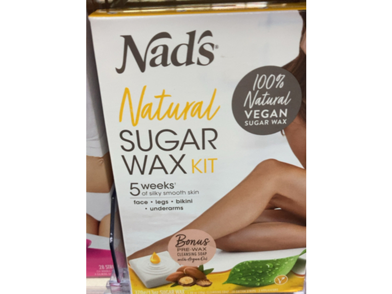 Nad's Natural Sugar Wax Kit, 370 g