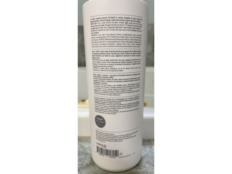 Bhave Rescue Intense Repair Shampoo, 33.8 fl oz/1000 mL
