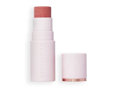 Revolution Silk Blush Blusher Stick, Peachy Pink, 0.15 oz/4.5 g