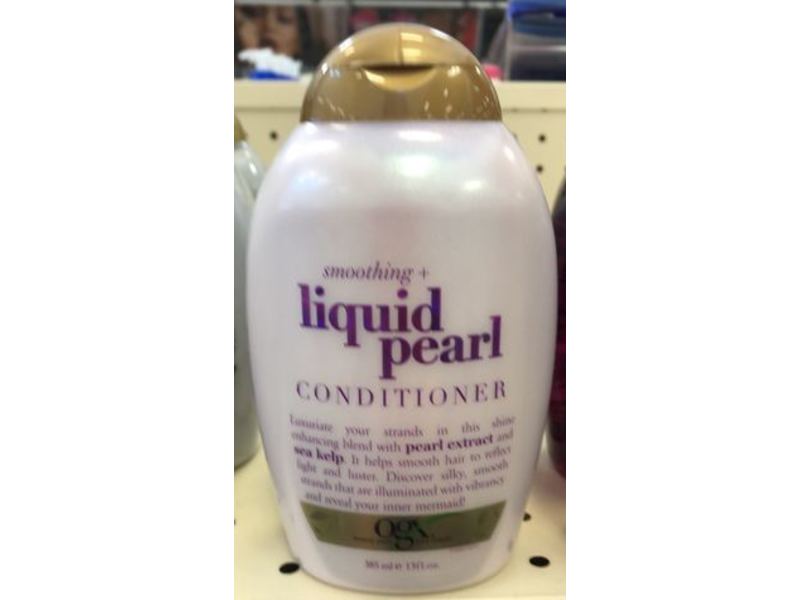 Ogx Conditioner, Smoothing + Liquid Pearl, 13 fl oz/385 mL