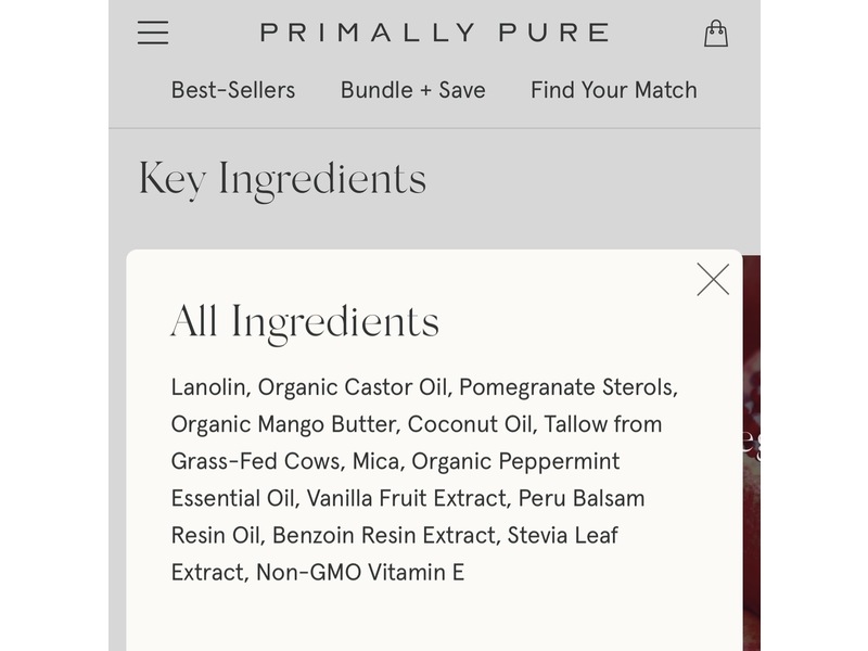 Primally Pure Lip Oil, 0.5 oz