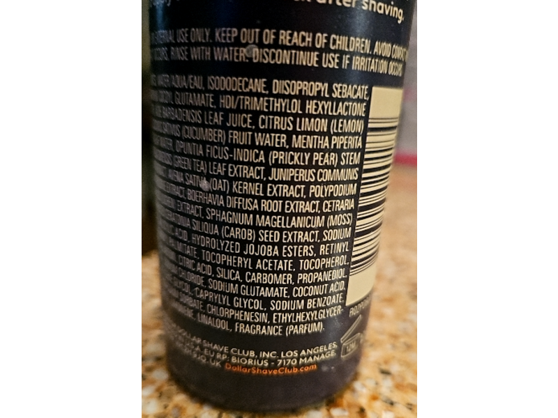 Dollar Shave Club Post Shave Dew, 3.4 fl oz/100 mL, Pack Of 2