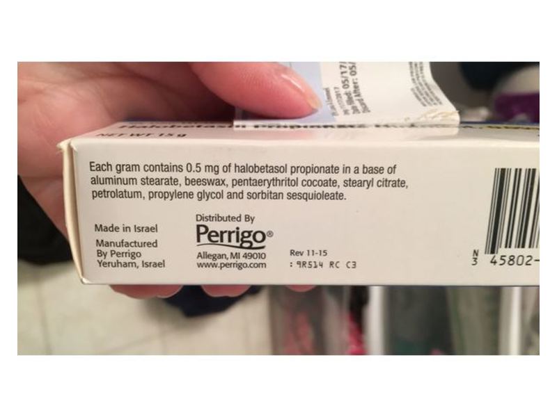 Halobetasol Propionate Ointment 0.05%, 15 g, Perrigo (RX)