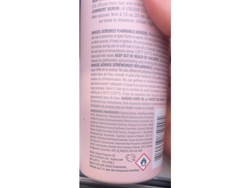 Drybar Final Call Frizz & Static Control Mist, Blanc, 5 oz/140 g