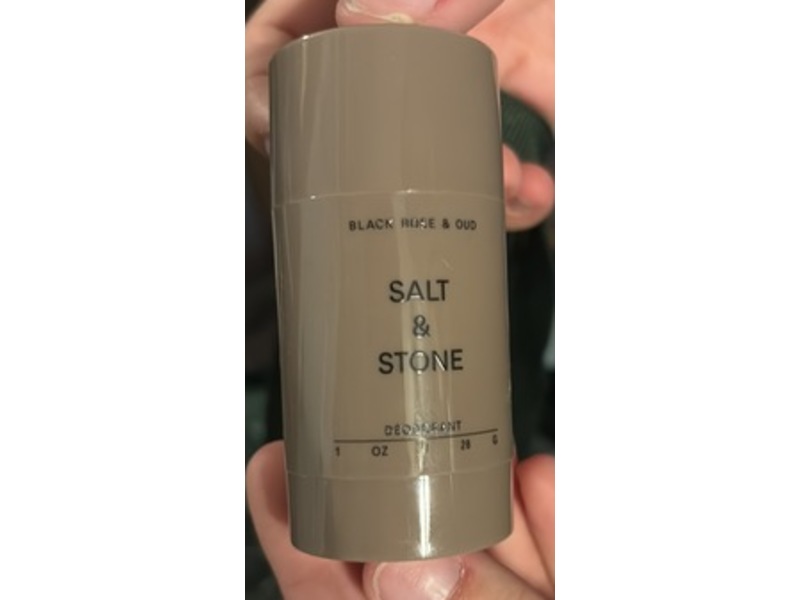 Salt & Stone Deodorant, Black Rose & Oud, 1 oz/28 g