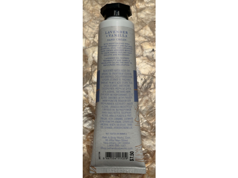 Bath & Body Works Aromatherapy Sleep Hand Cream, Lavender + Vanilla, 1 fl oz/29 mL, Pack Of 2