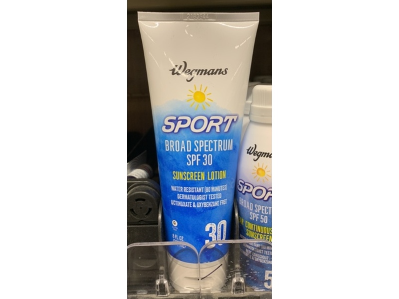 Wegmans Sport Sunscreen Lotion, SPF 30, 8 fl oz/237 mL