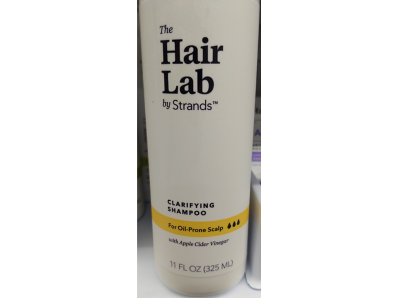 The Hair Lab By Strands Clarifying Shampoo, Apple Cider Vinegar, 11 fl oz/325 mL