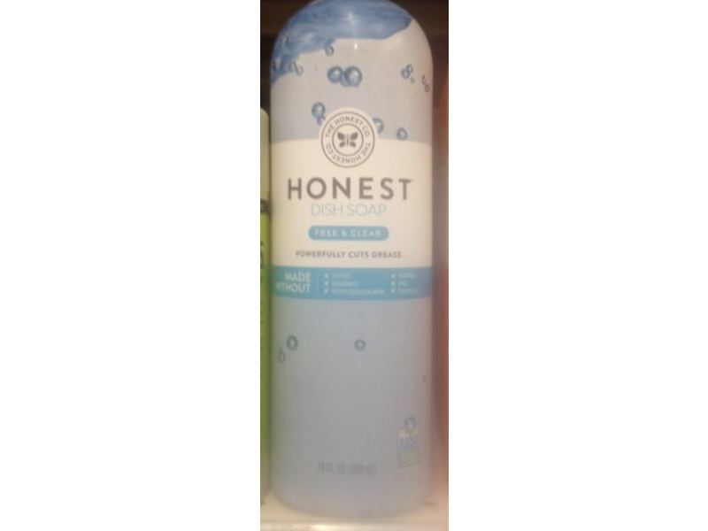 The Honest Company Dish Soap, Free & Clear, 24 fl oz/709 mL