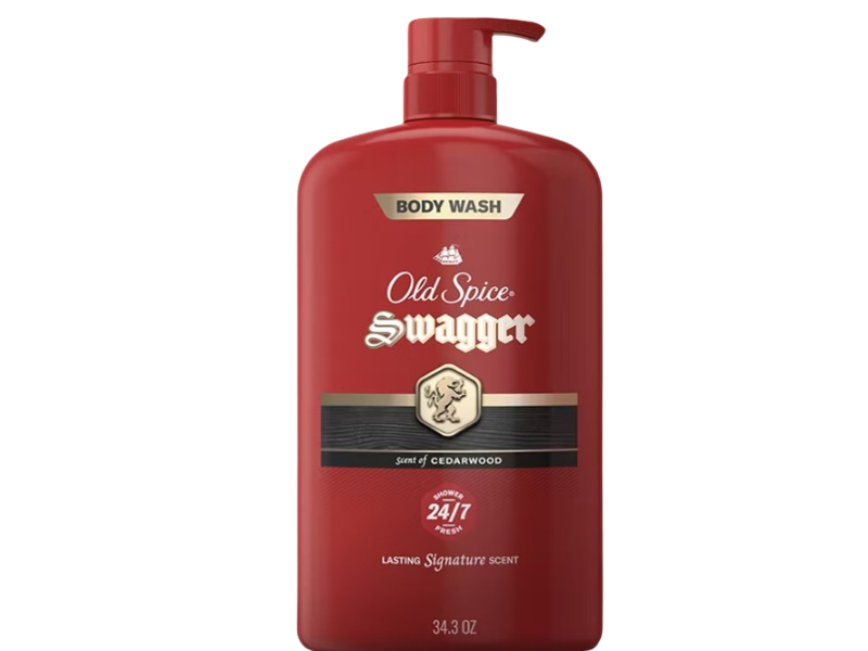 Old Spice Swagger Body Wash, Cedarwood, 34.3 fl oz/1.01 L