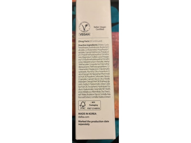 D'alba Piedmont Uv Essence Waterfull+ Sunscreen, SPF 50+, Mild, 1.69 fl oz/50 mL