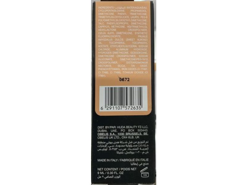 Huda Beauty Fauxfilter Luminous Matte Liquid Concealer, Vanilla Swirl 3.1B, 0.30 fl oz/9 mL