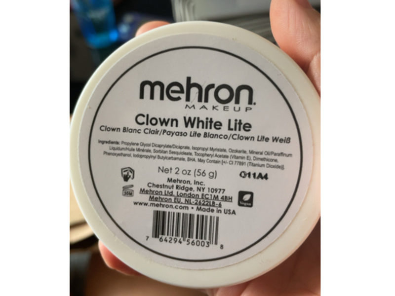 Mehron Professional Makeup, Clown White Lite, 2 oz/56 g