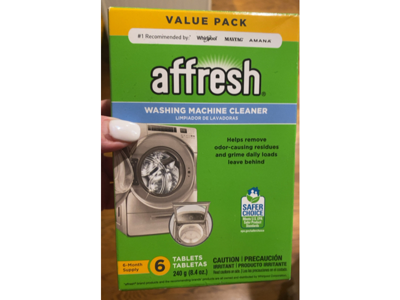 Affresh Washing Machine Cleaner, 8.4 oz/240 g, 6 Count