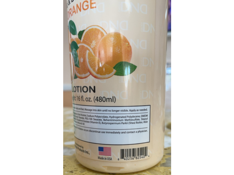 Daisy Dnd Hand & Body Lotion, Orange, 16 fl oz/480 mL