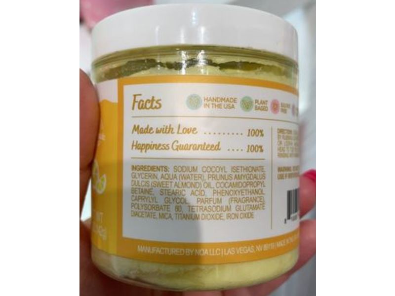 Nectar Bath Treats Extra Creamy Whipped Soap, Lemon Squeeze, 5 oz