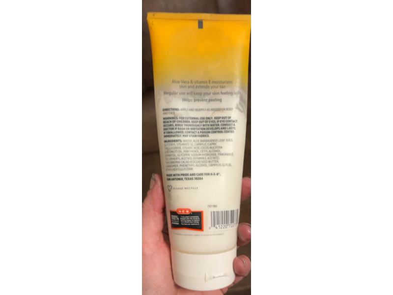 H.E.B. After Sun Lotion, 8 fl oz/237 mL
