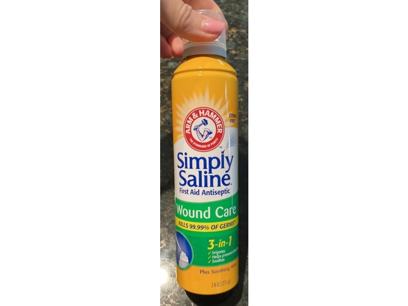 Simply Saline First Aid Antiseptic Wound Care, 7.40 oz/211 g