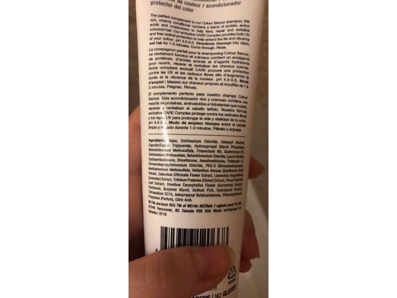 AG Hair Color Protection Conditioner, Colour Savour, 6 fl oz/178 mL