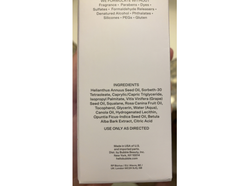 Bubble First Class Oil Cleanser, 4 fl oz/120 mL