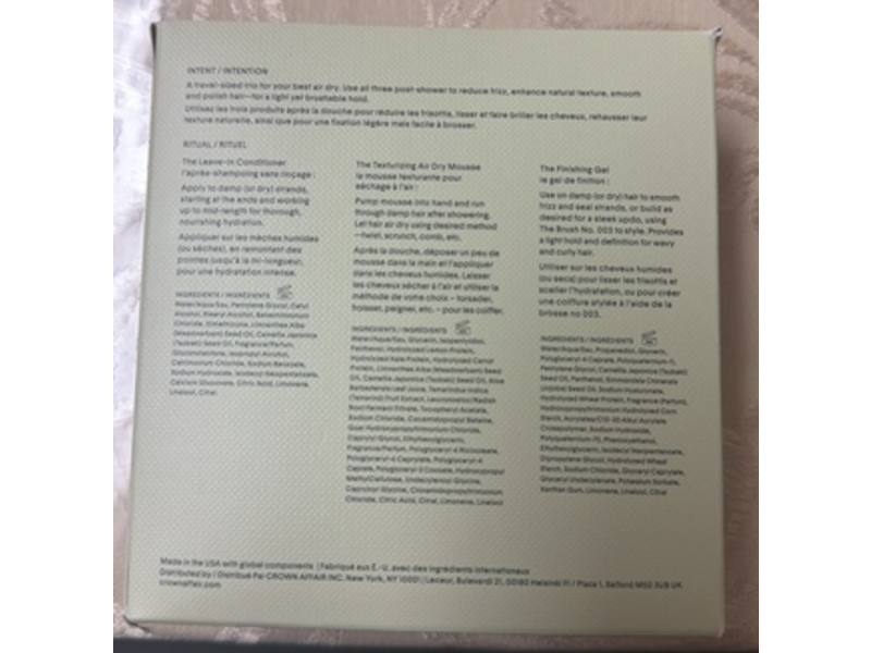 Crown Affair Mini Air Dry Ritual Set