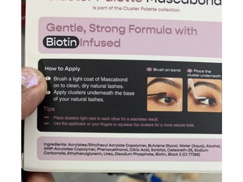 Ienvy Mascabond Lash Bond, CB01 Black, 0.15 oz/4.5 g